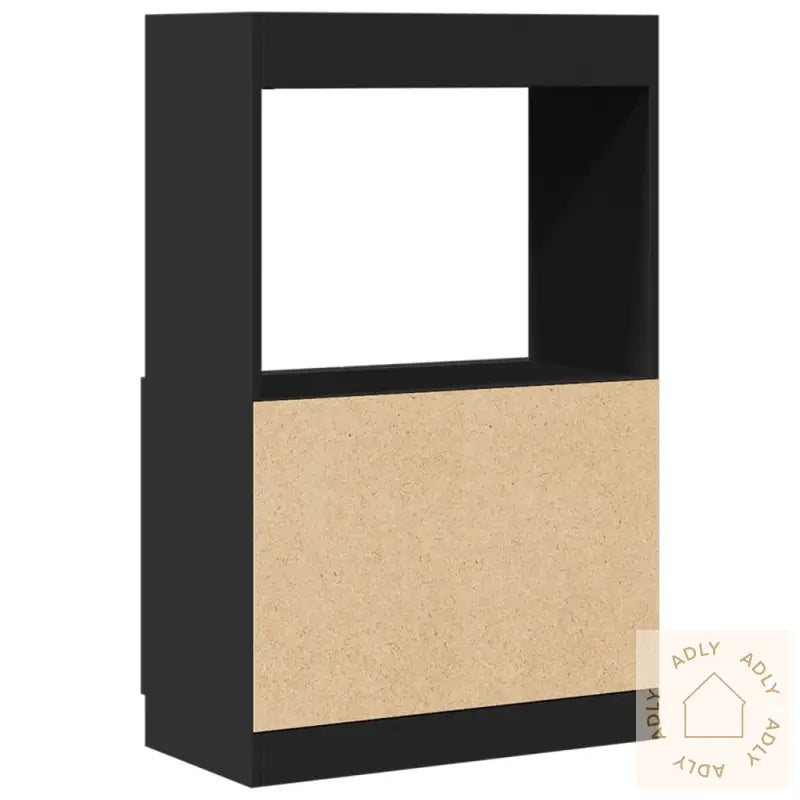 Highboard Svart 63X33X100 Cm Konstruert Tre