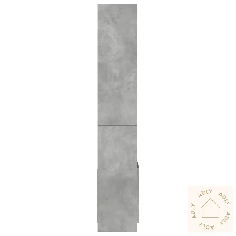 Highboard Betonggrå 92X33X180 Cm Konstruert Tre