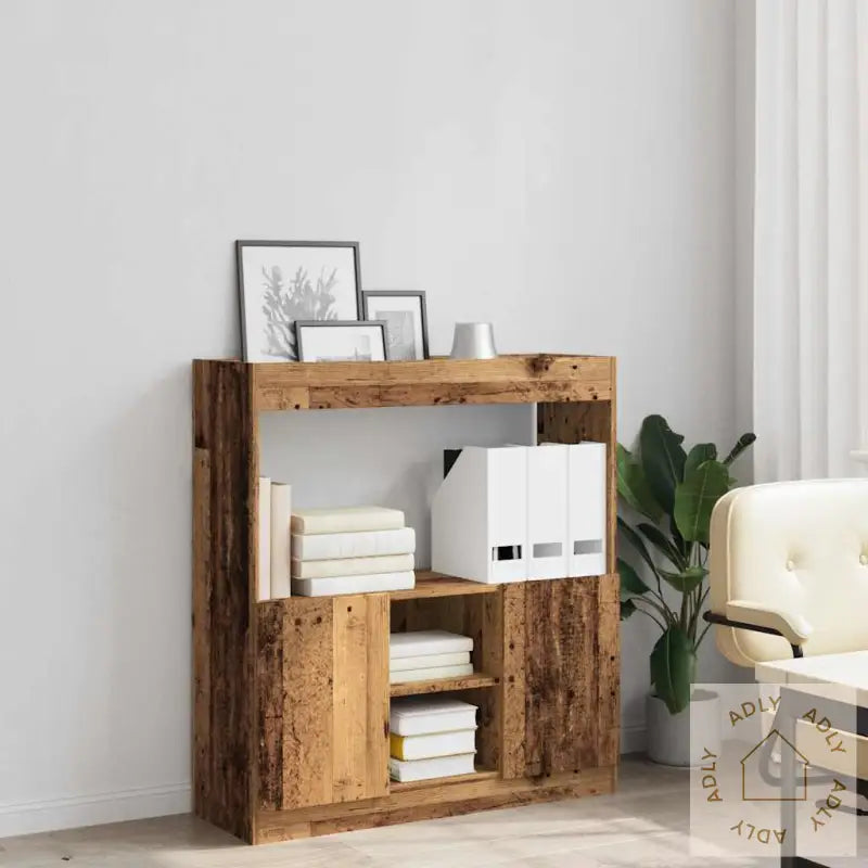 Highboard Gammelt Tre 92X33X100 Cm Konstruert Tre