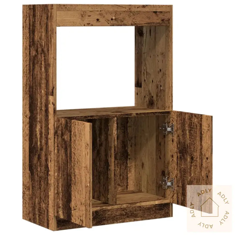 Highboard Gammelt Tre 63X33X100 Cm Konstruert Tre