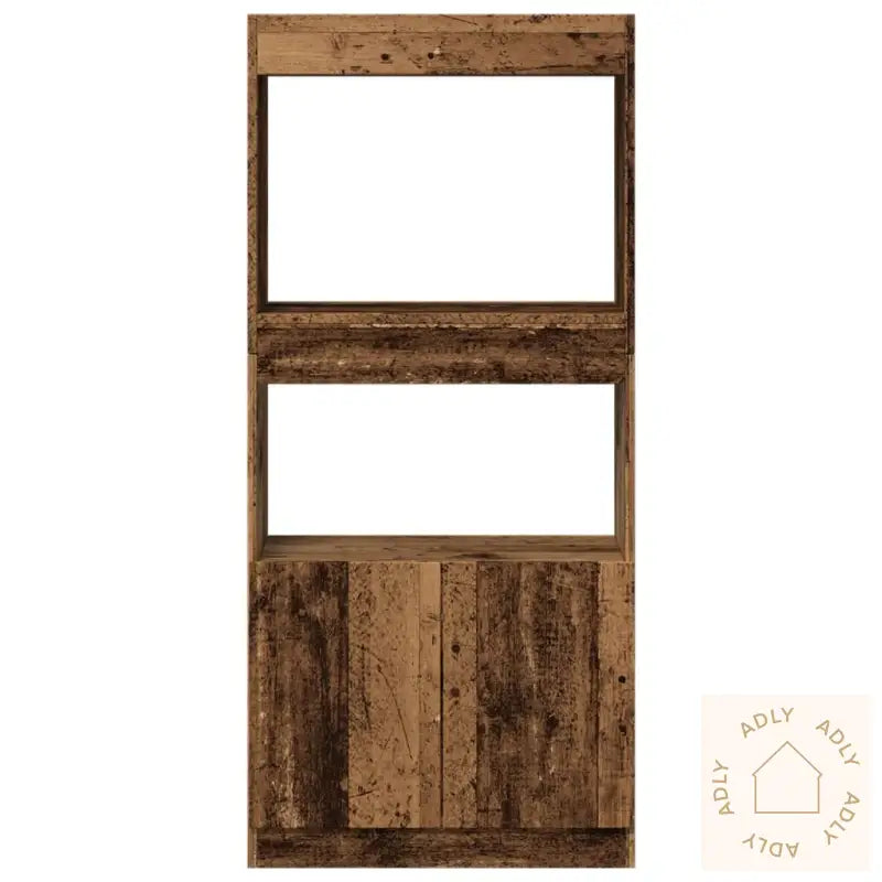 Highboard Gammelt Tre 63X33X140 Cm Konstruert Tre
