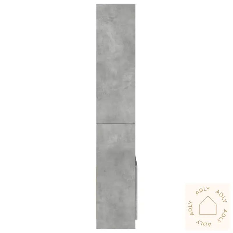 Highboard Betonggrå 63X33X180 Cm Konstruert Tre
