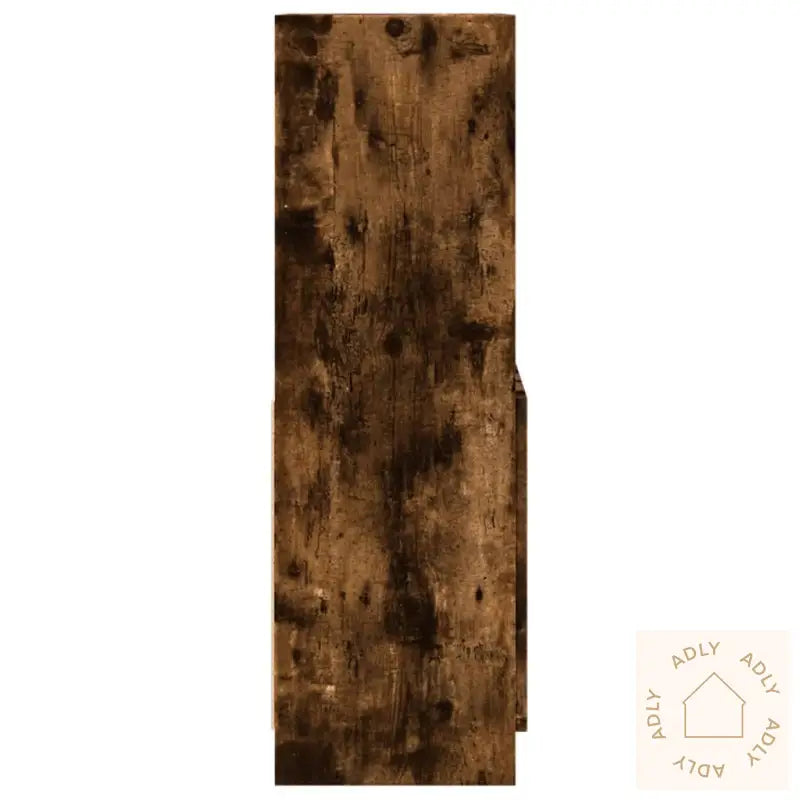 Highboard Røkt Eik 63X33X100 Cm Konstruert Tre