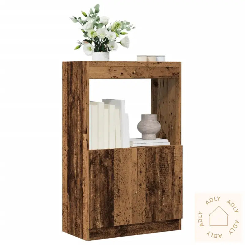 Highboard Gammelt Tre 63X33X100 Cm Konstruert Tre