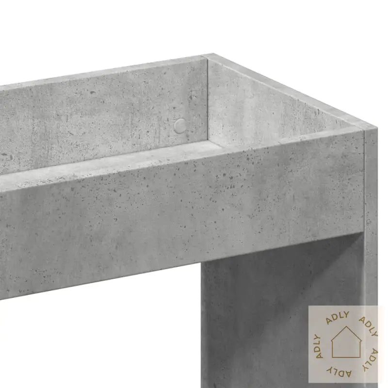 Highboard Betonggrå 63X33X180 Cm Konstruert Tre