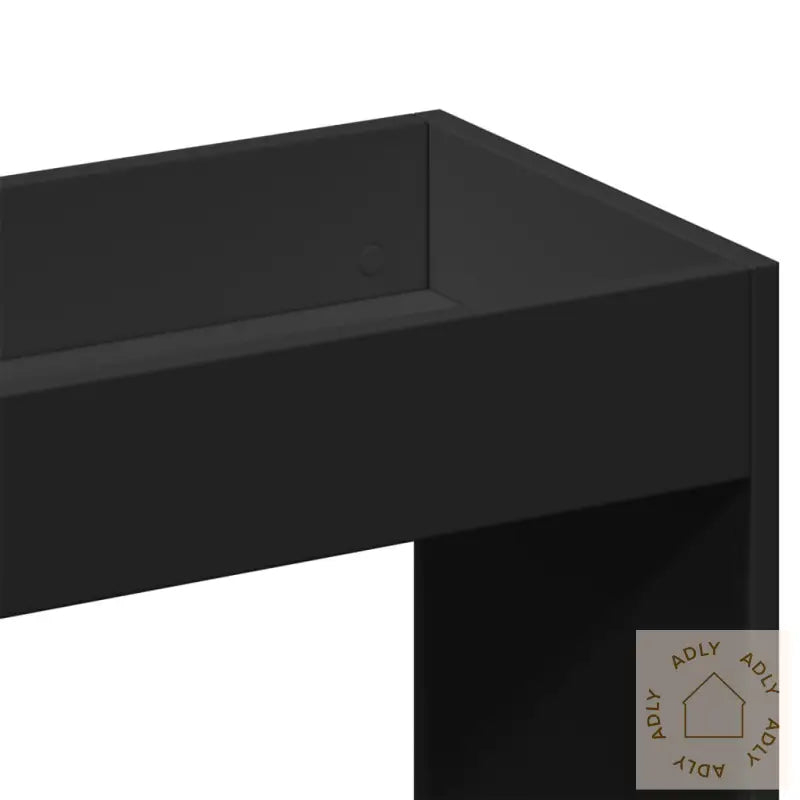 Highboard Svart 63X33X180 Cm Konstruert Tre