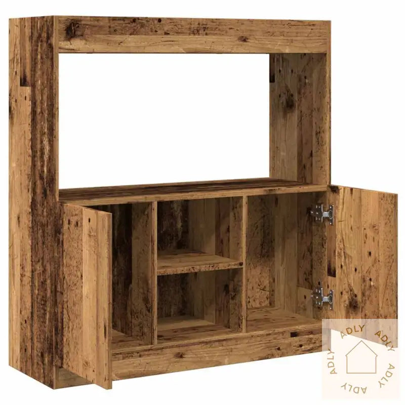 Highboard Gammelt Tre 92X33X100 Cm Konstruert Tre