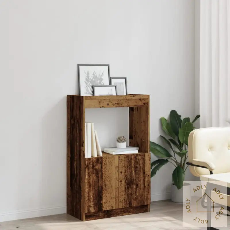 Highboard Gammelt Tre 63X33X100 Cm Konstruert Tre