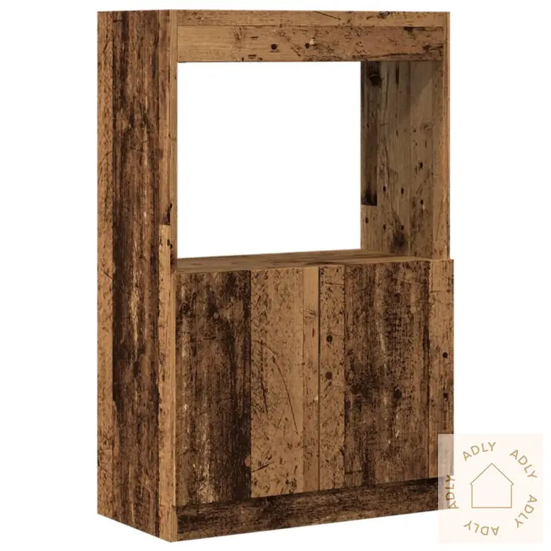 Highboard Gammelt Tre 63X33X100 Cm Konstruert Tre