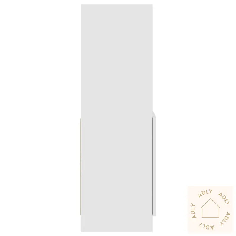 Highboard Hvit 92X33X100 Cm Konstruert Tre