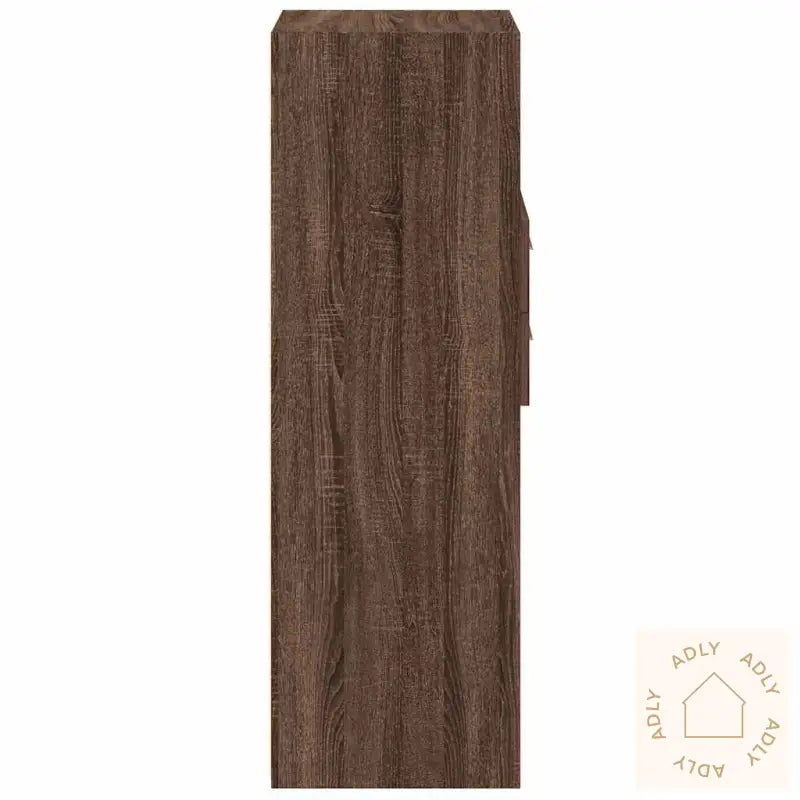 Hylle Brun Eik 50X42,5X124 Cm Konstruert Tre