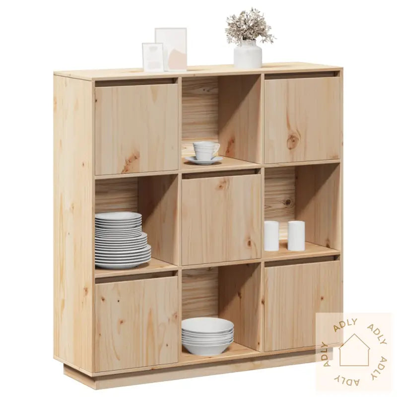 Highboard 110,5X35X117 Cm Heltre Furu