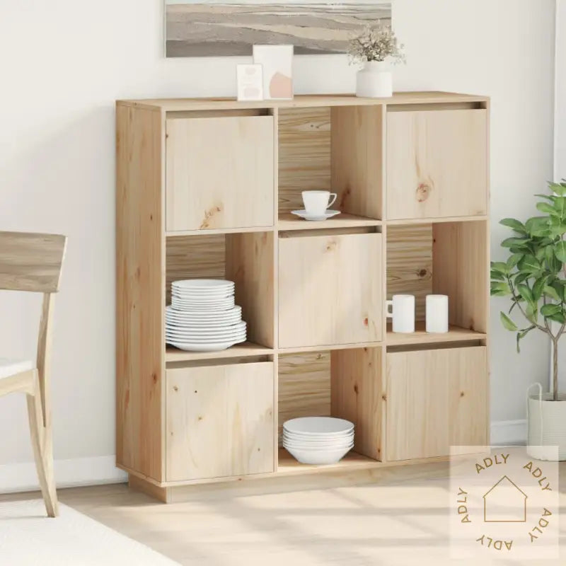 Highboard 110,5X35X117 Cm Heltre Furu