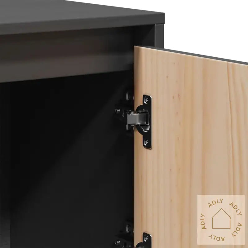 Highboard Grå 110,5X35X117 Cm Heltre Furu