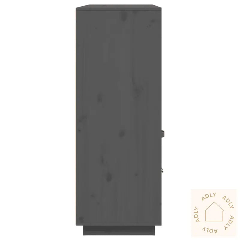 Highboard Grå 100X40X108,5 Cm Heltre Furu