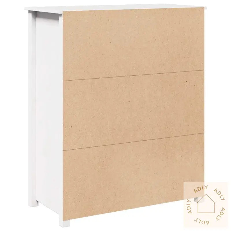 Highboard Hvit 83X41,5X100 Cm Heltre Furu