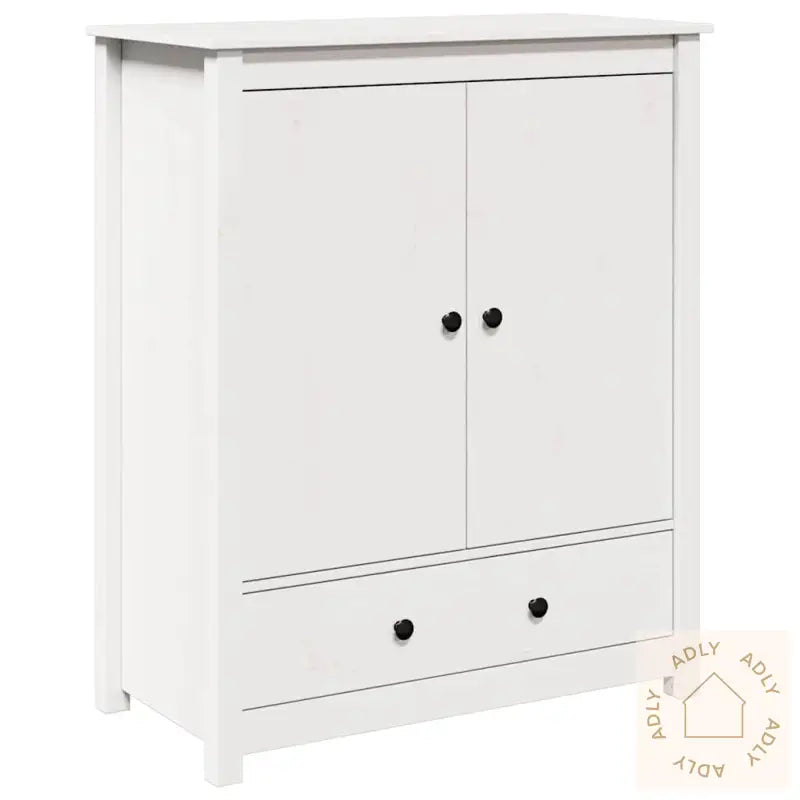Highboard Hvit 83X41,5X100 Cm Heltre Furu