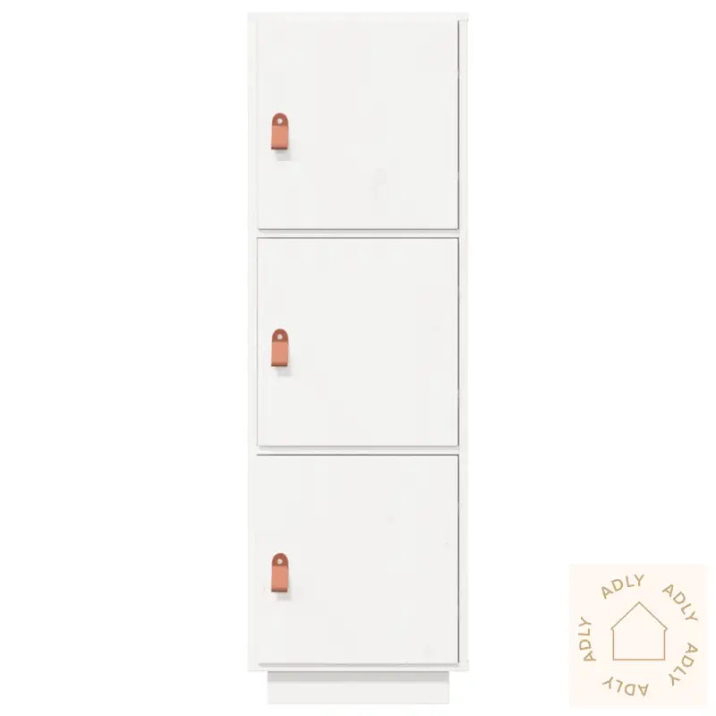 Highboard Hvit 34X40X108,5 Cm Heltre Furu