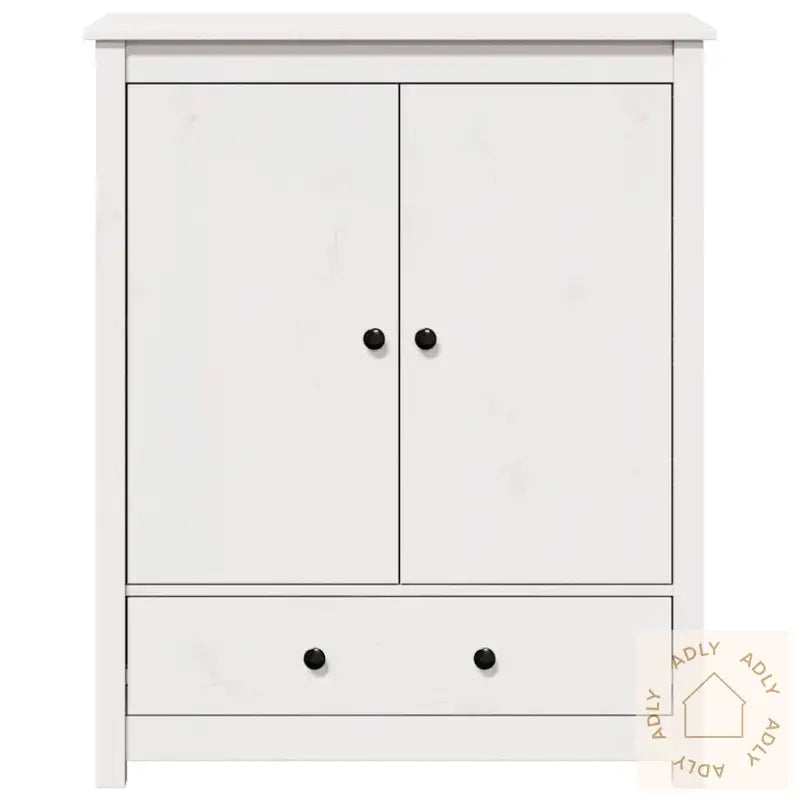 Highboard Hvit 83X41,5X100 Cm Heltre Furu