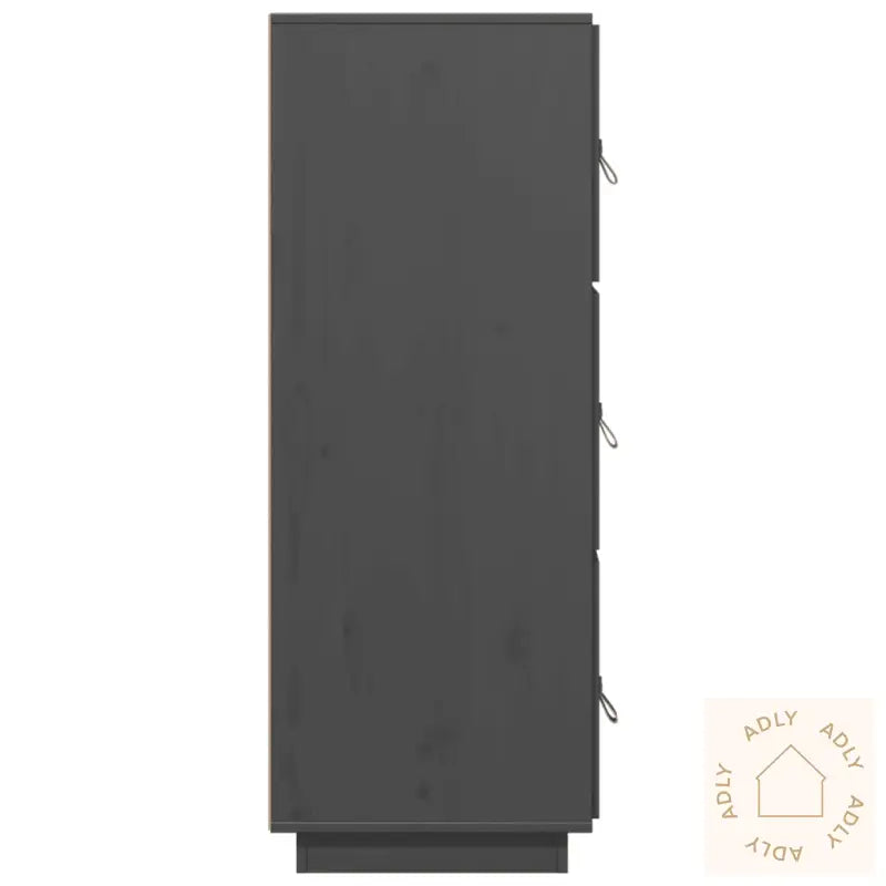 Highboard Grå 34X40X108,5 Cm Heltre Furu