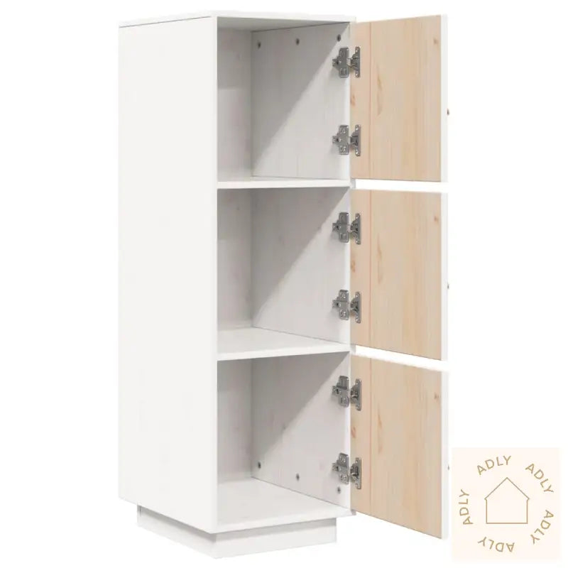 Highboard Hvit 34X40X108,5 Cm Heltre Furu