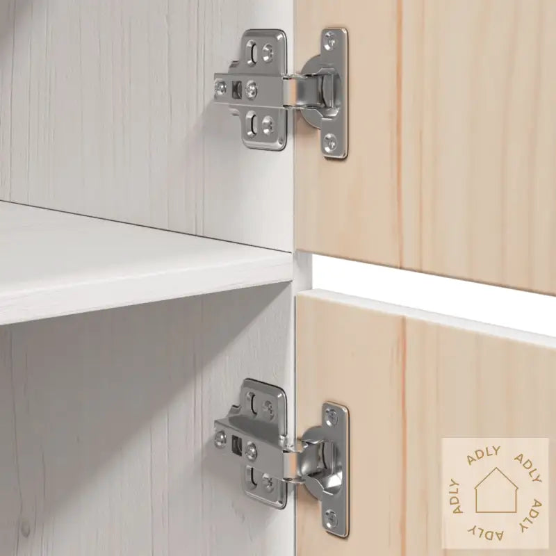 Highboard Hvit 34X40X108,5 Cm Heltre Furu