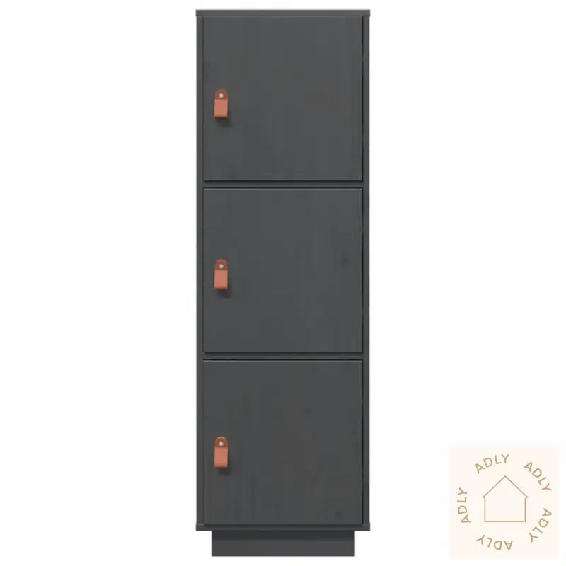 Highboard Grå 34X40X108,5 Cm Heltre Furu