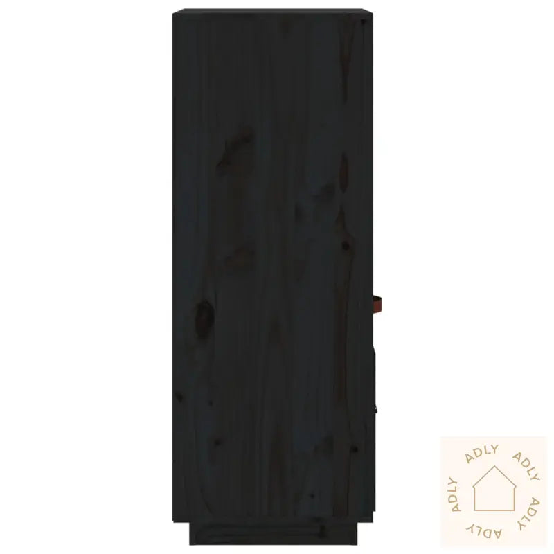 Highboard Svart 34X40X108,5 Cm Heltre Furu