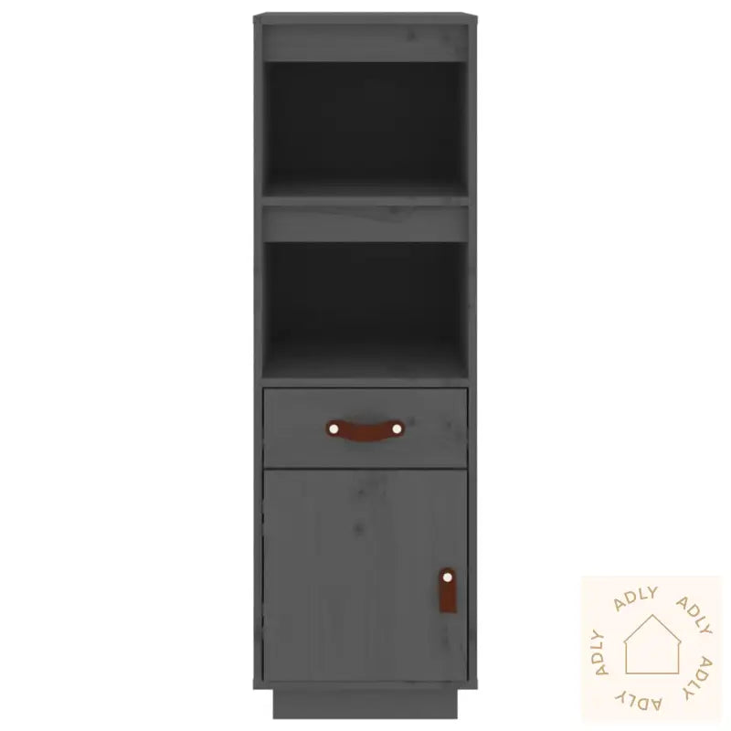 Highboard Grå 34X40X108,5 Cm Heltre Furu