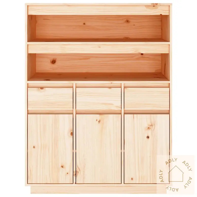 Highboard 89X40X116,5 Cm Heltre Furu