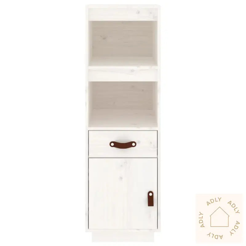 Highboard Hvit 34X40X108,5 Cm Heltre Furu