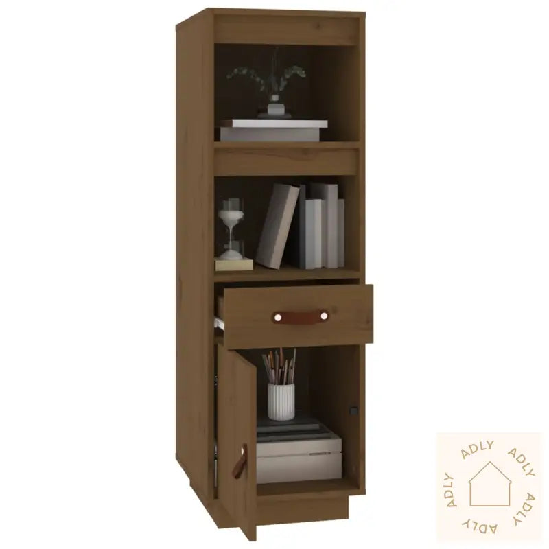 Highboard Honningbrun 34X40X108,5 Cm Heltre Furu
