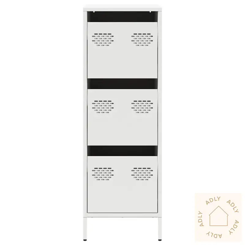 Highboard Hvit 39X35X103,5 Cm Stål