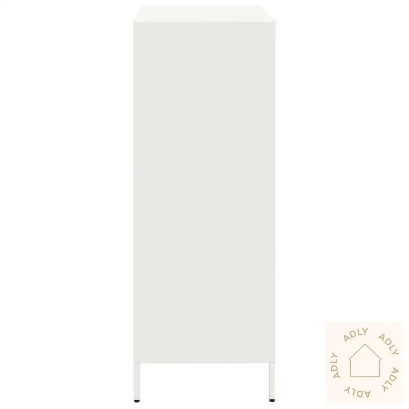 Highboard Hvit 39X35X103,5 Cm Stål