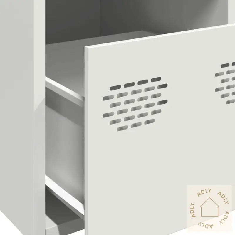 Highboard Hvit 39X35X103,5 Cm Stål