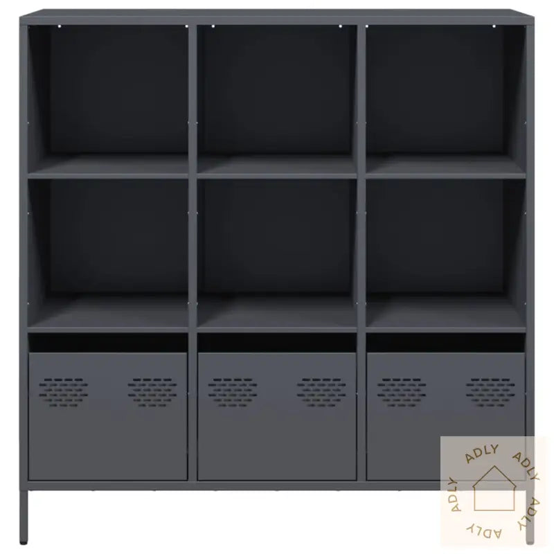 Highboard Antrasitt 101,5X39X103,5 Cm Stål