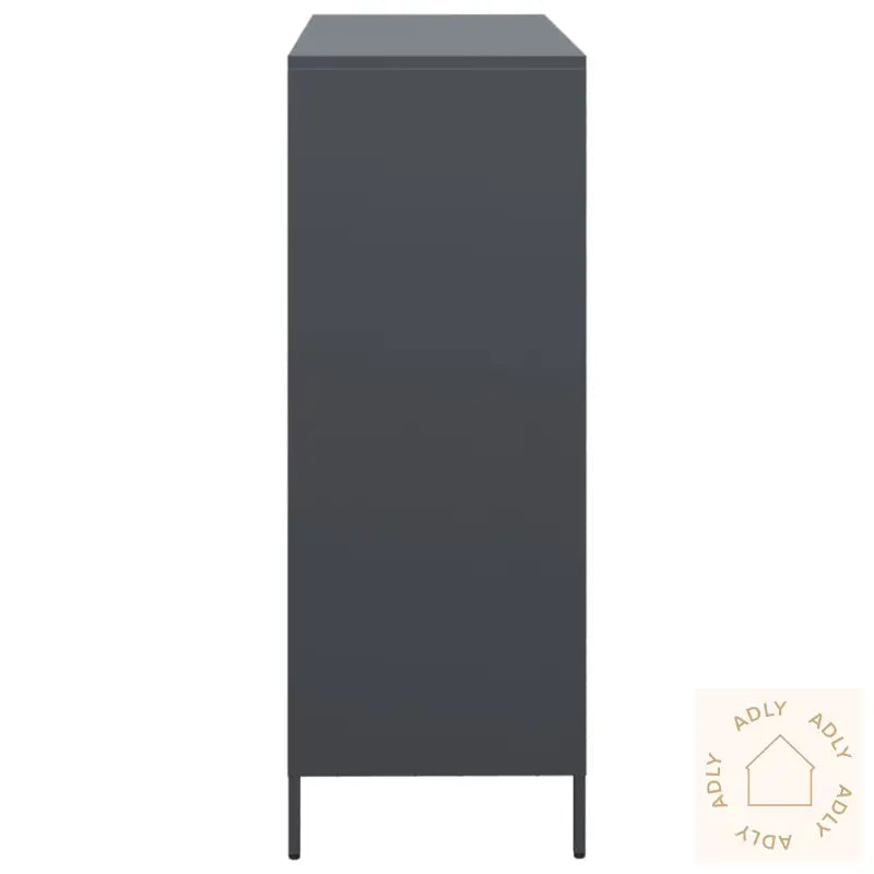 Highboard Antrasitt 101,5X39X103,5 Cm Stål