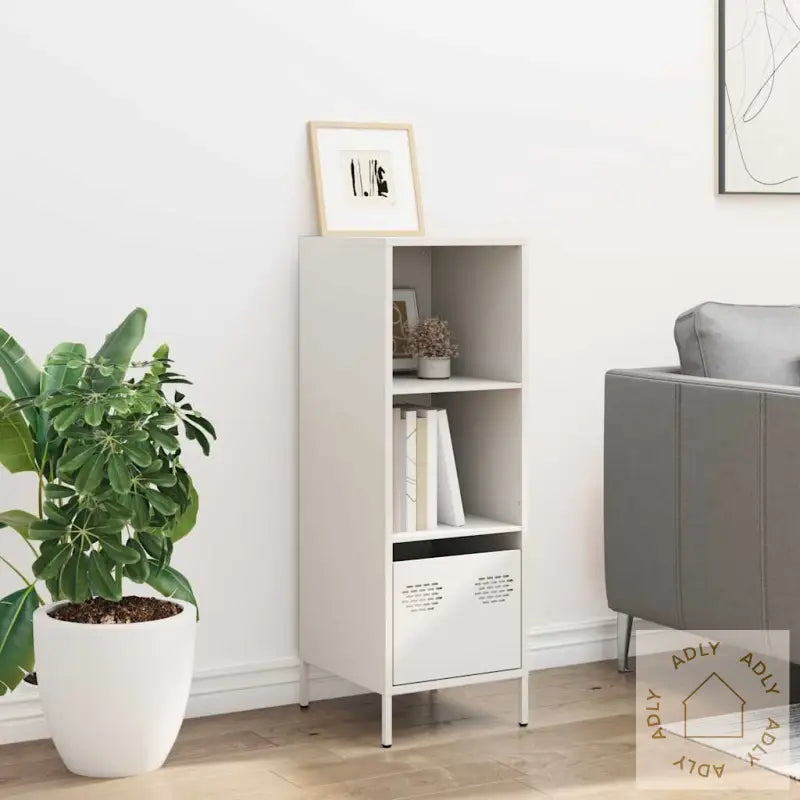 Highboard Hvit 35X39X103,5 Cm Stål