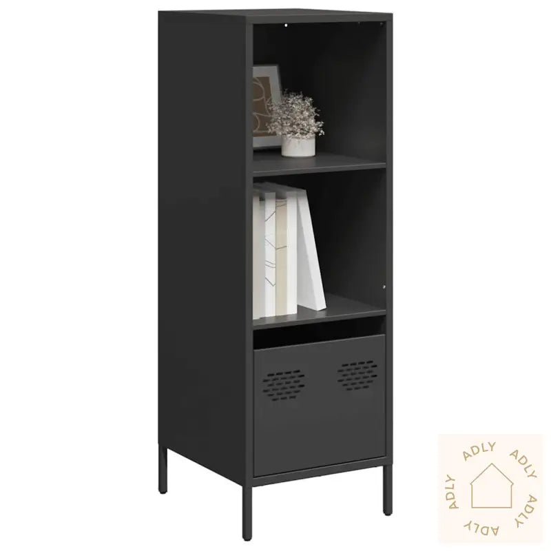 Highboard Svart 35X39X103,5 Cm Stål