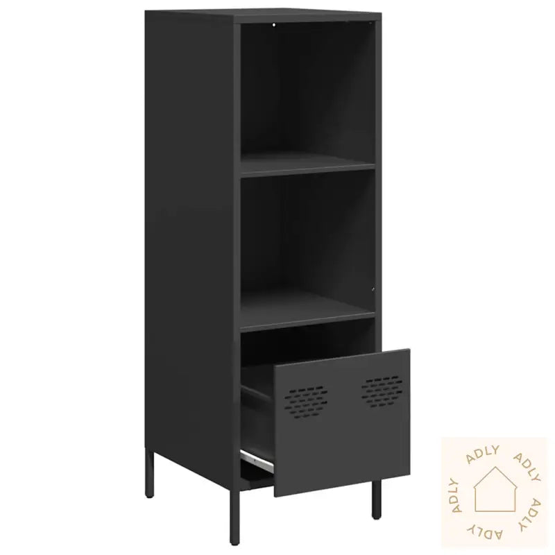 Highboard Svart 35X39X103,5 Cm Stål