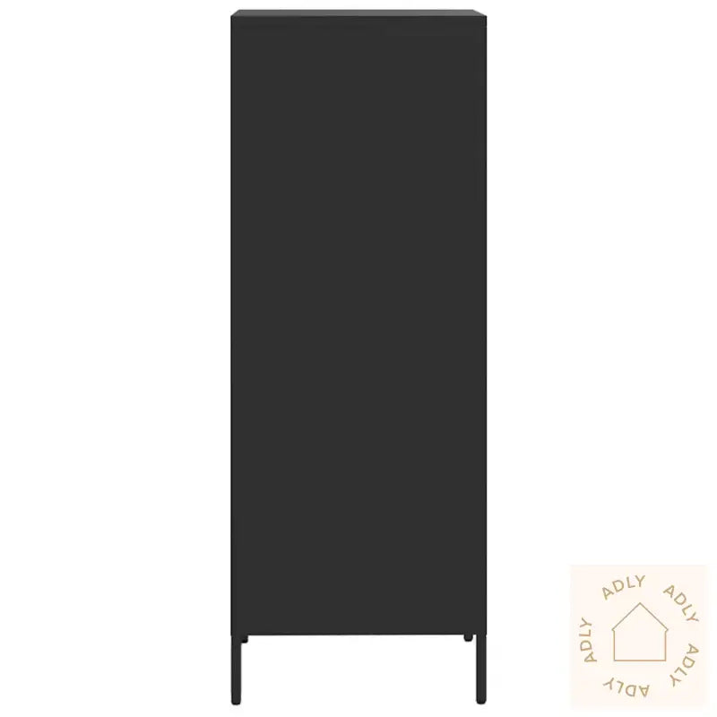 Highboard Svart 35X39X103,5 Cm Stål