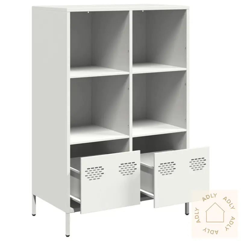 Highboard Hvit 68X39X103,5 Cm Stål
