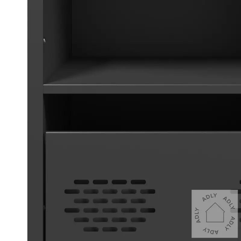 Highboard Svart 35X39X103,5 Cm Stål