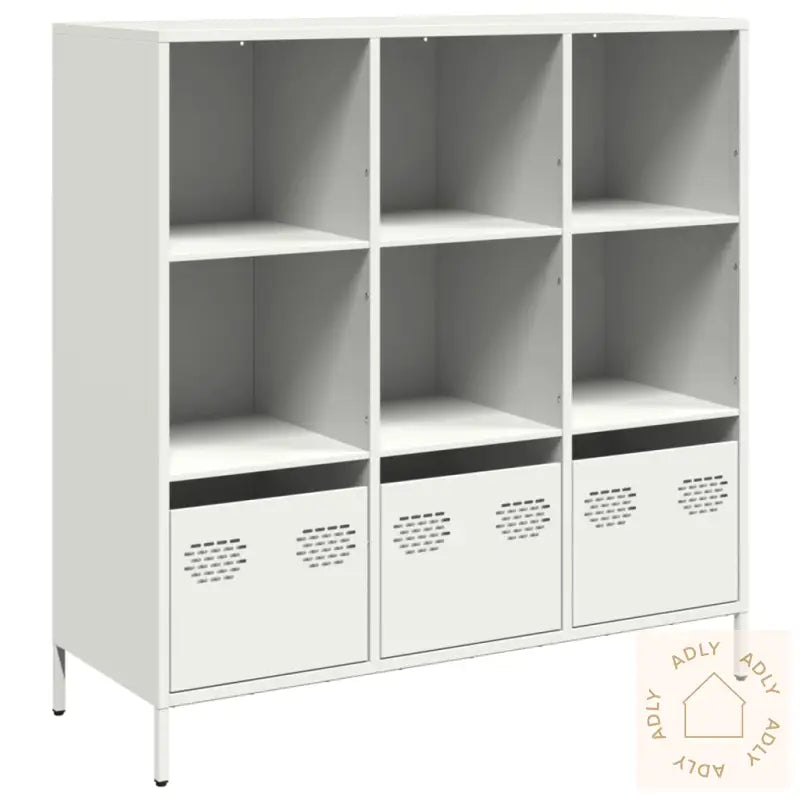 Highboard Hvit 101,5X39X103,5 Cm Stål