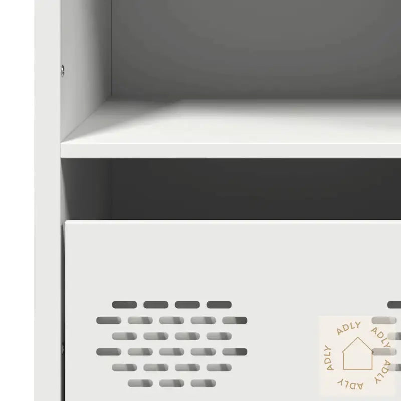 Highboard Hvit 68X39X103,5 Cm Stål