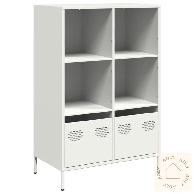 Highboard Hvit 68X39X103,5 Cm Stål