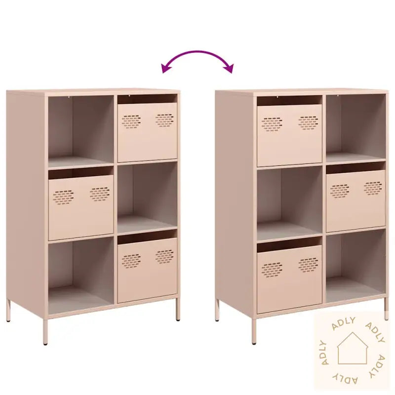 Highboard Rosa 68X39X103,5 Cm Stål