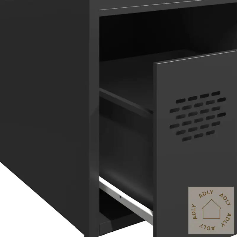 Highboard Svart 35X39X103,5 Cm Stål
