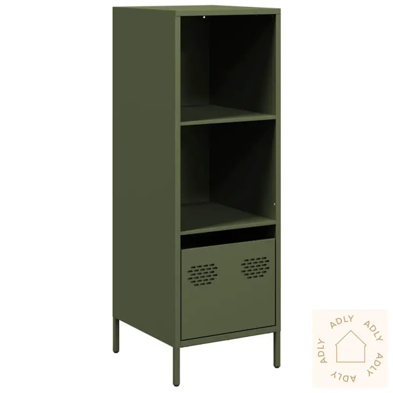 Highboard Olivengrønn 35X39X103,5 Cm Stål