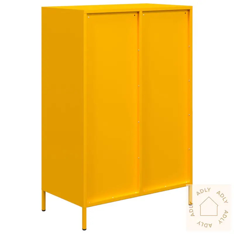 Highboard Sennepsgul 68X39X101,5 Cm Stål